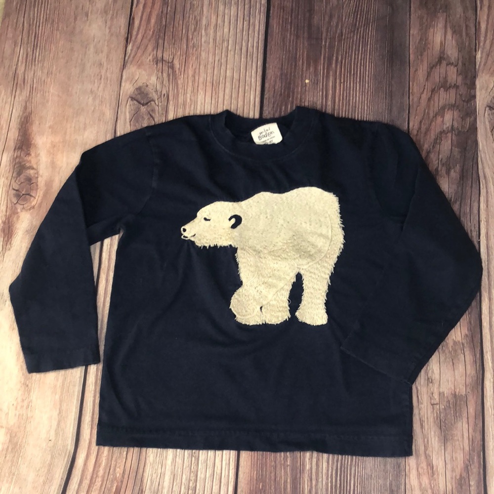 Mini Boden cozy long sleeve tee size 5/6